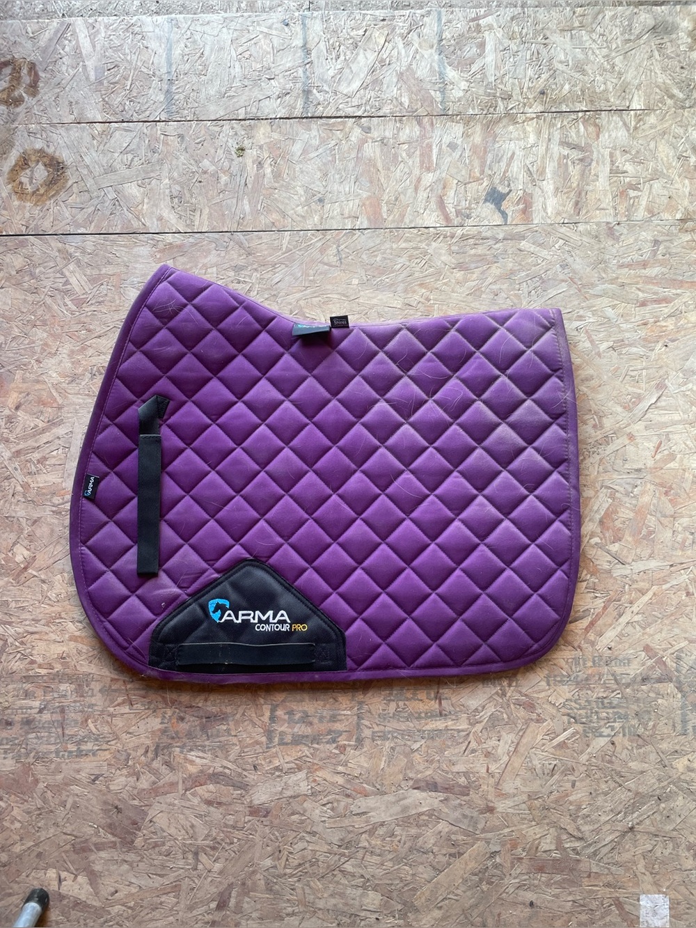 Arma Contour Purple English Riding Pad